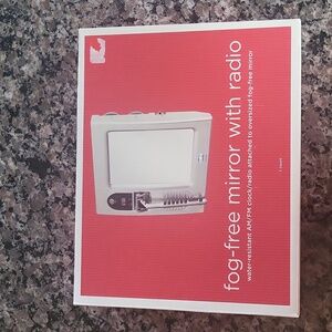 Fog Free mirror with radiation new in box by Target